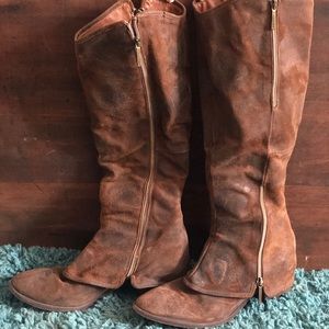 Donald J Plinier tall leather boots